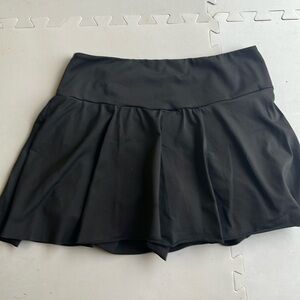 Black tennis skirt